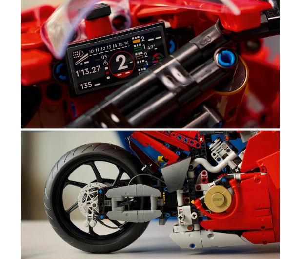 LEGO Technic 42202 Motocykl Ducati Panigale V4 S - 1298077 - zdjęcie 10
